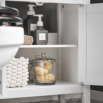 Amazon.co.jp: SoBuy 洗面台 洗面化粧台 収納 洗面所収納